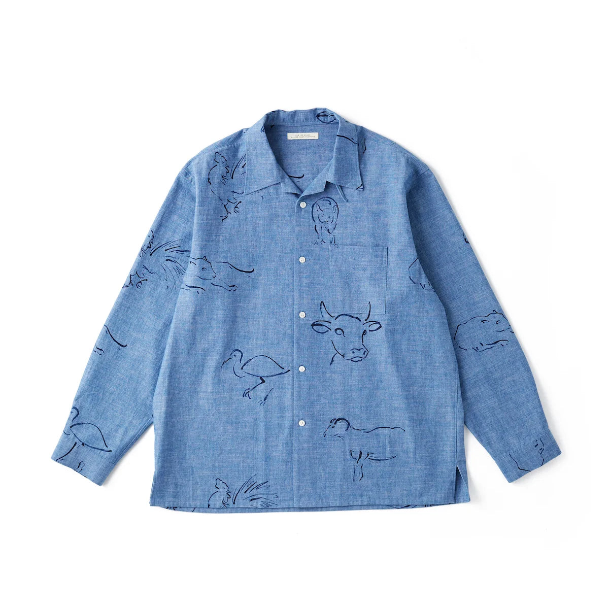 トップス 24SS OLD JOE ORIGINAL PRINTED Old Joe ORIGINAL PRINTED OPEN COLLAR SHIRTS(DRAWING)Long-sleeve