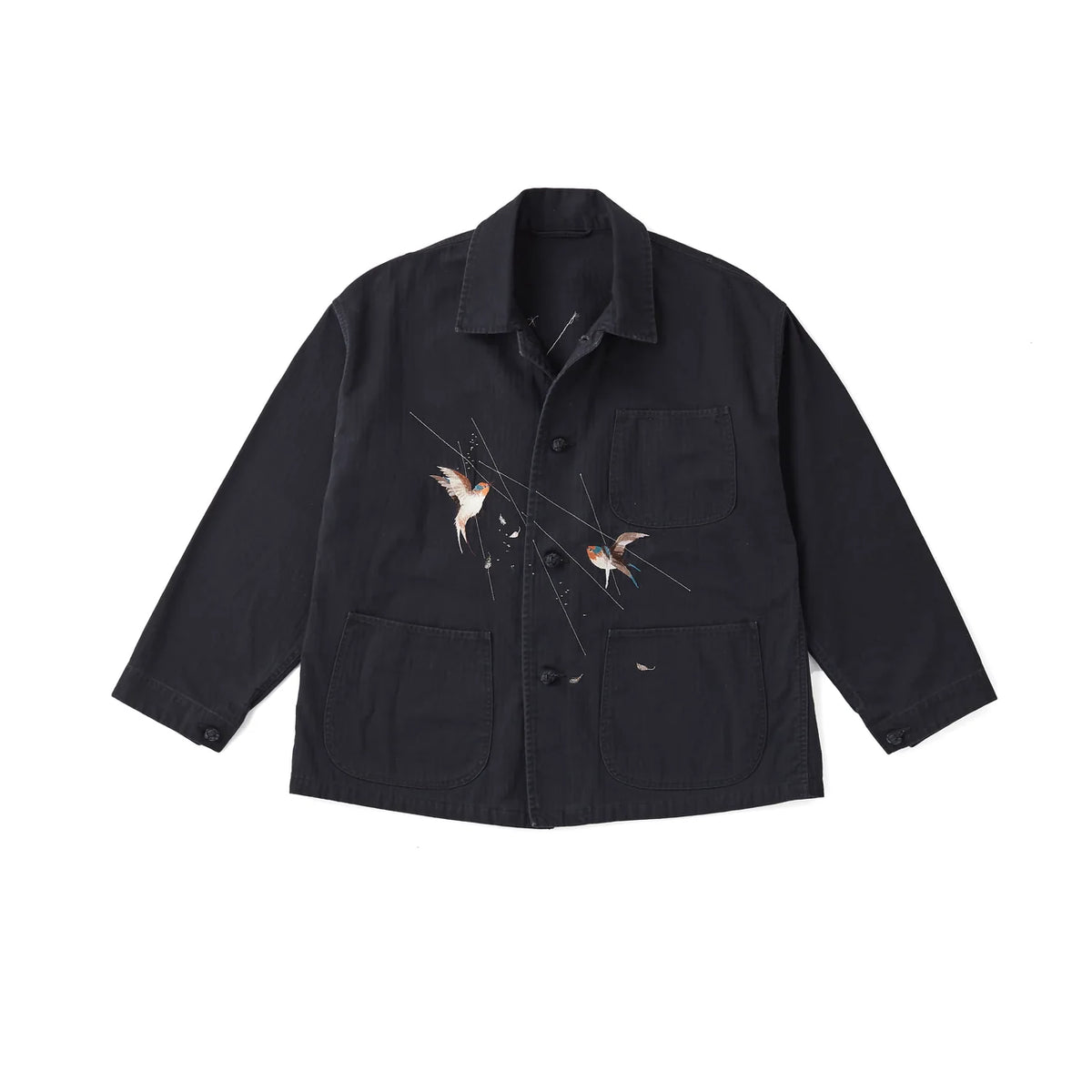 Old Joe PATINA HERRINGBONE SOUVENIR JACKET – Blue Works Vintage