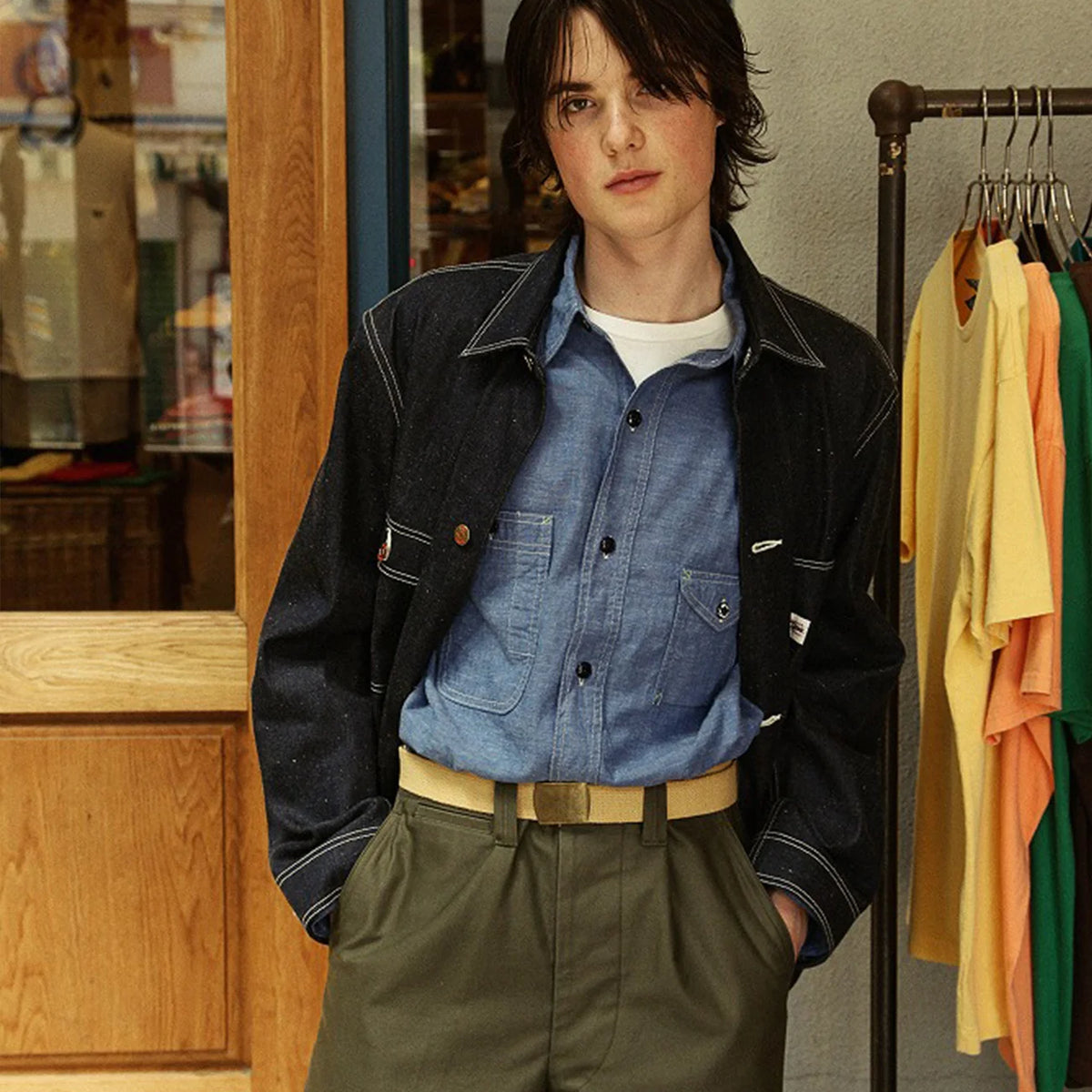 BIG YANK 1955 COVERALL NEP DENIM 30% off – Blue Works Vintage