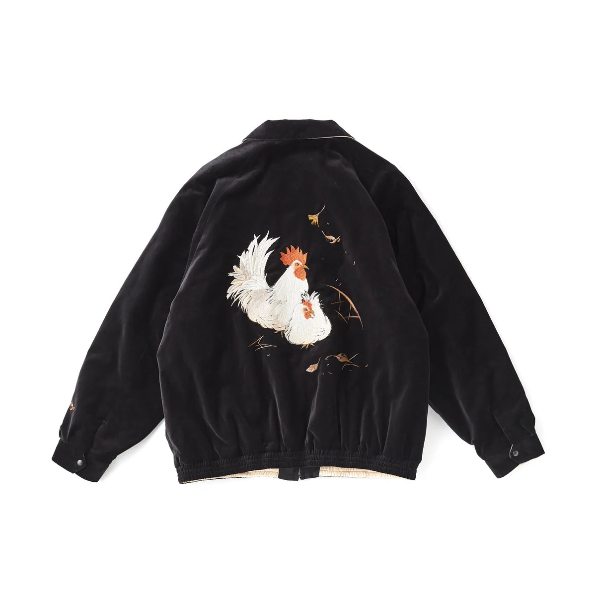 Old Joe STUNNING VELVET SOUVENIR JACKET (Niwatori to Hiyoko) 15