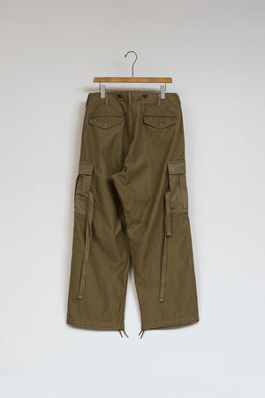 Nigel Cabourn MAN / Army Cargo Pants - NANO PIGMENT HERRINGBONE TWILL / ARMY CARGO PANT - NANO PIGMENT HERRINGBONE TWILL