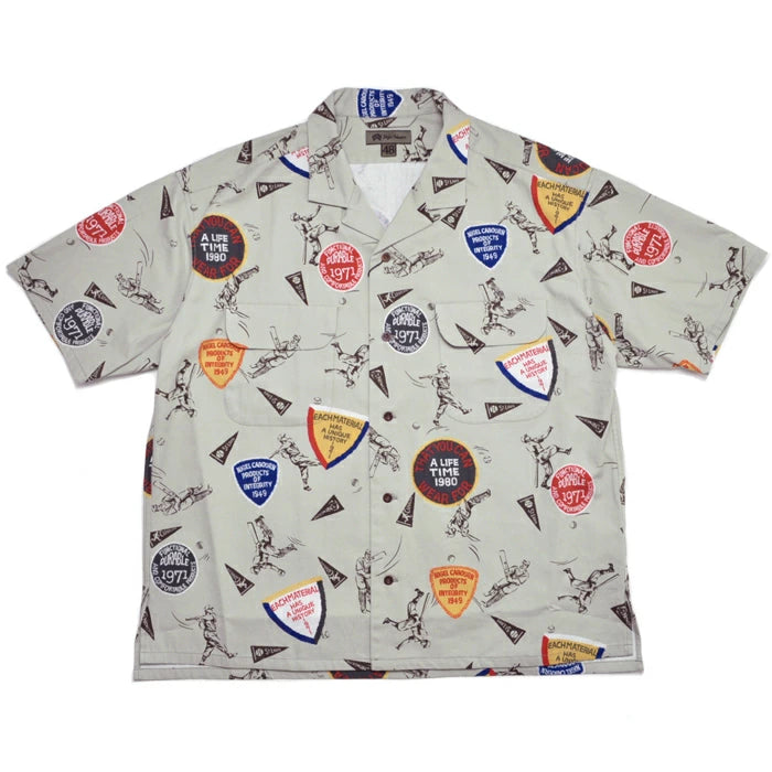 NIGEL CABOURN OPEN COLLAR SHIRT BB & CRICKET 10% off – Blue Works