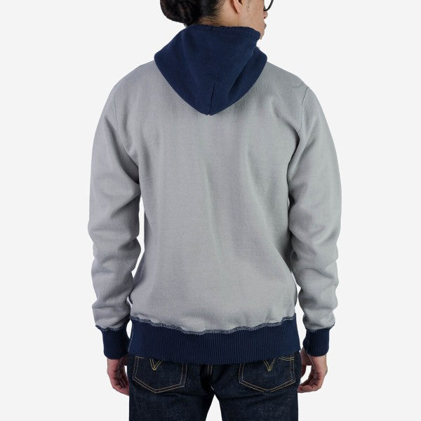 IRON HEART グレー パーカー S Iron Heart Ultra-Heavy Loopwheeled Hoodie - IHSW-10-GRY - Zip-Up Gray