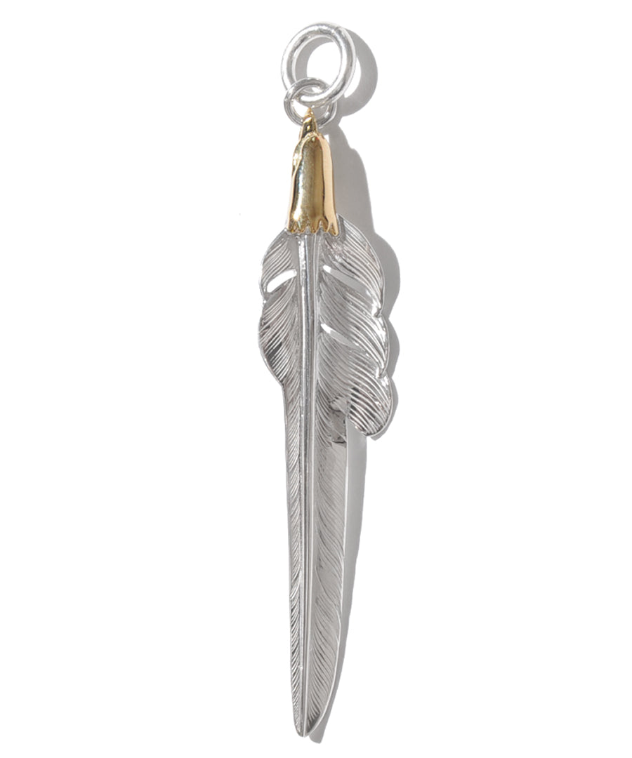 アクセサリー LARRY SMITH KAZEKIRI FEATHER PENDANT LARRY SMITH(ラリースミス) / EAGLE HEAD KAZEKIRI FEATHER PENDANT