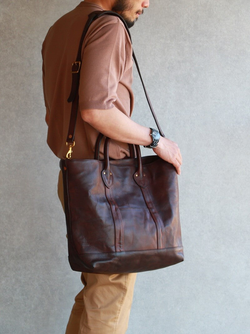 Vasco LEATHER BOAT TOTE BAG