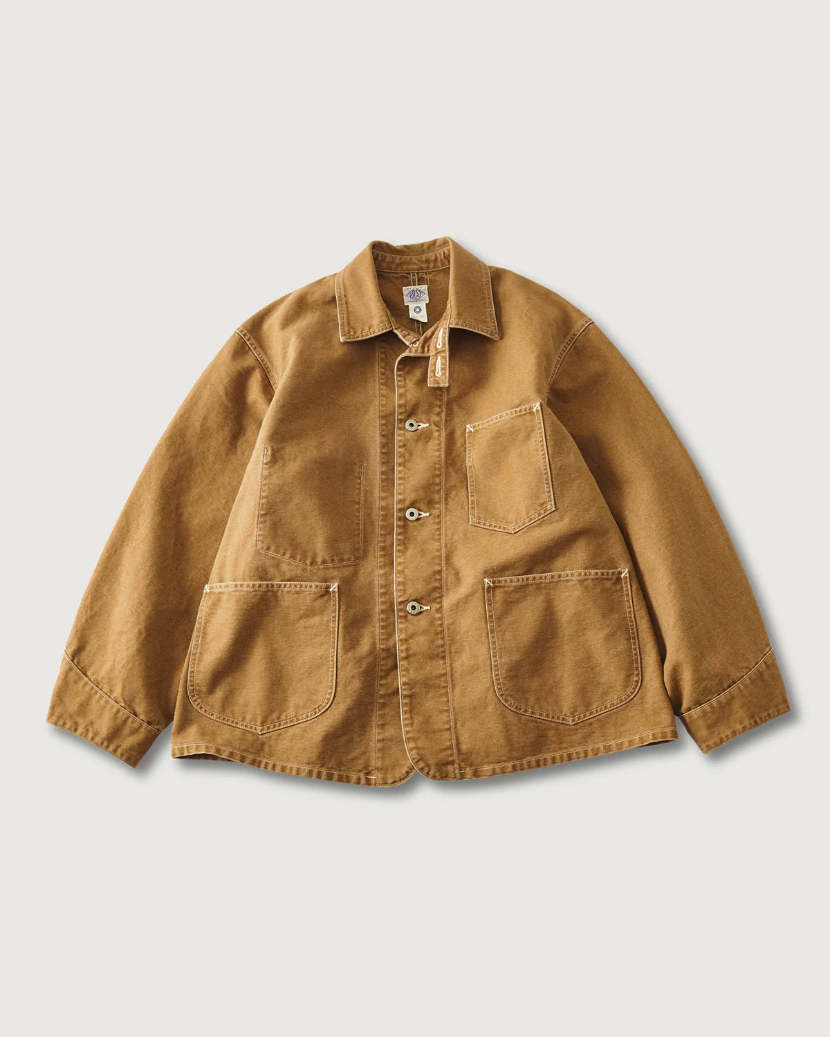 ジャケット・アウター POST46 pigment dyed canvas washedbrown M POST 46 : pigment dyed canvas washed brown – Blue Works Vintage