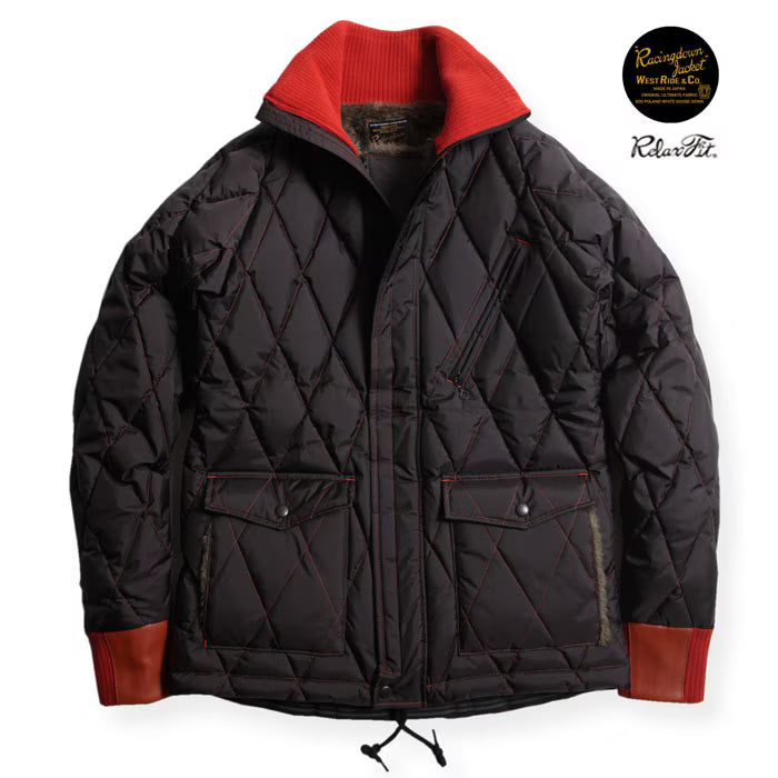 ジャケット・アウター West Ride Racingdown Jacket XL West Ride RACING DOWN JACKET BLK/RED 15% off – Blue Works Vintage
