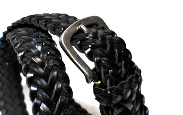 Original Belt (Brass/Black), Leather Works & Designs by Oz Abstract Tokyo