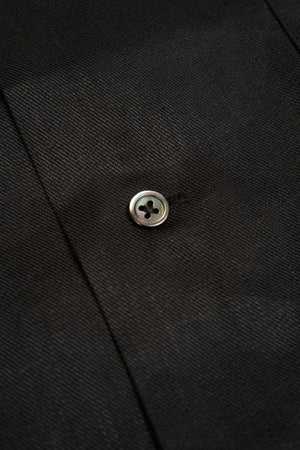 Nigel Cabourn Open Collar Shirt - Linen Twill / OPEN COLLAR SHIRT - LINEN TWILL