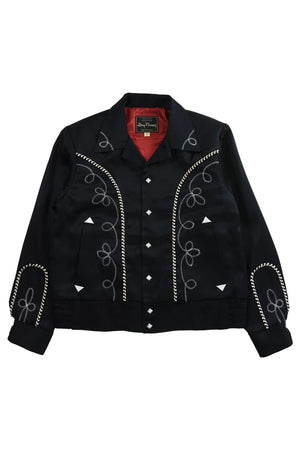 Dry Bones Western Style Satin Jacket