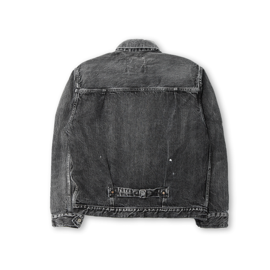 FULLCOUNT Type 1 Black Denim Jacket Dardford (24SS:Limited Collection)