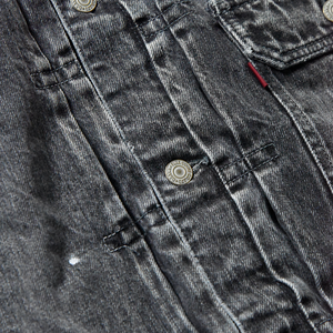 FULLCOUNT Type 1 Black Denim Jacket Dardford (24SS:Limited Collection)
