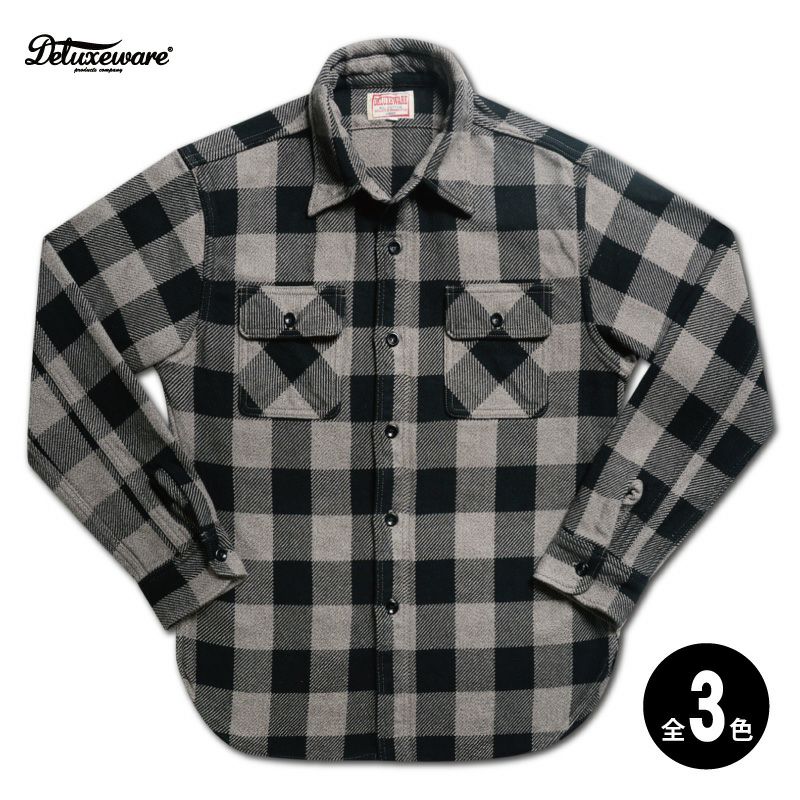 トップス DELUXEWARE \"50s BUFFALO CHECK\" 楽天市場】デラックスウエア DELUXEWARE 50s バッファロー チェック