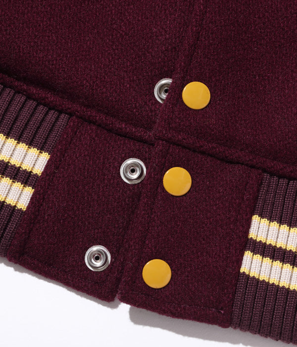 Whiteville 30oz. WOOL MELTON AWARD JACKET “COUGARS” 25% off – Blue