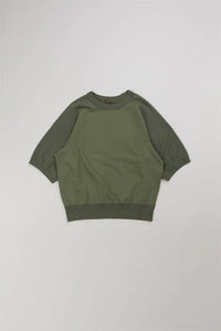 Nigel Cabourn FRENCH TERRY HALF SLEEVE SWEAT