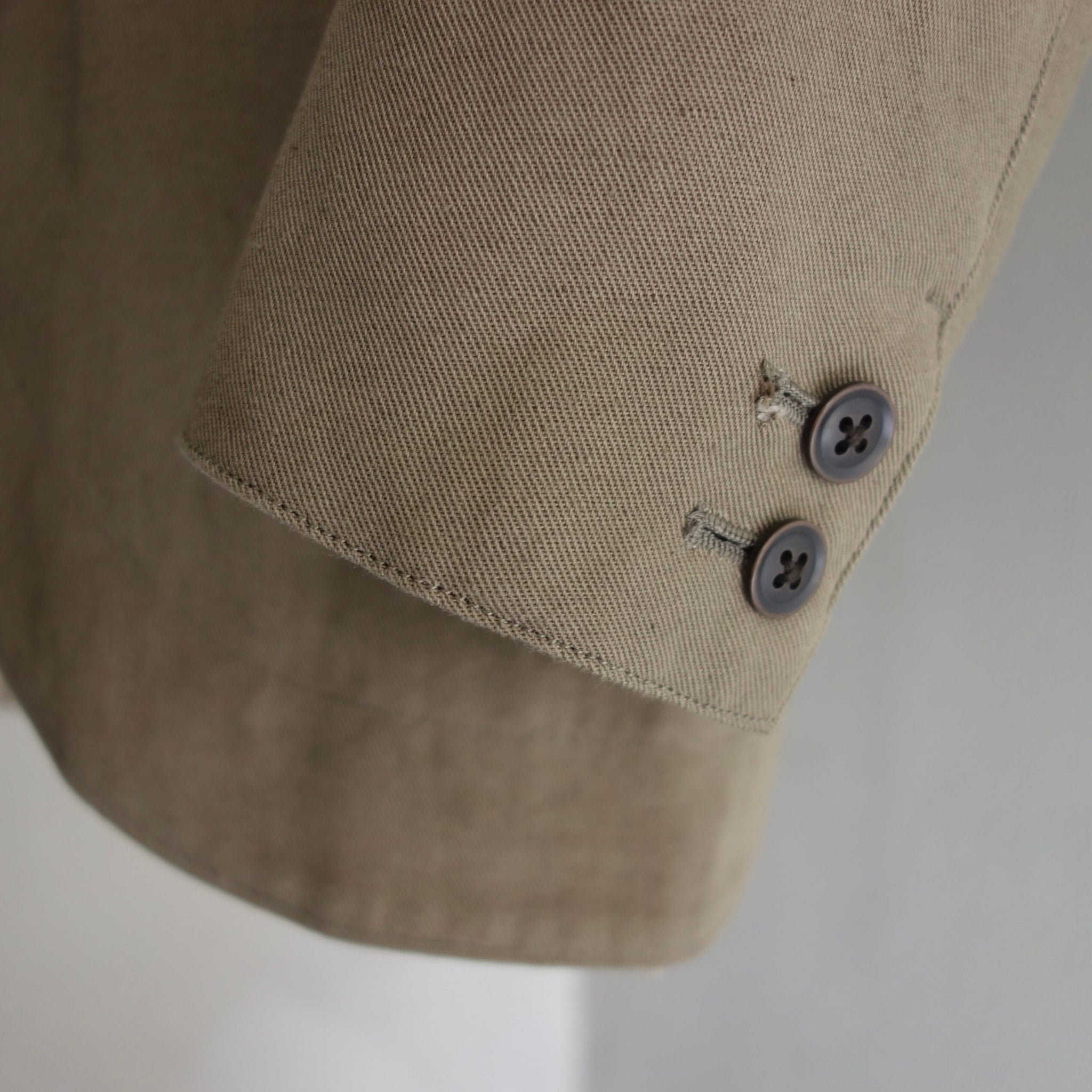 ATELIER GARDENIA classic farmers tailor jacket / classic beige