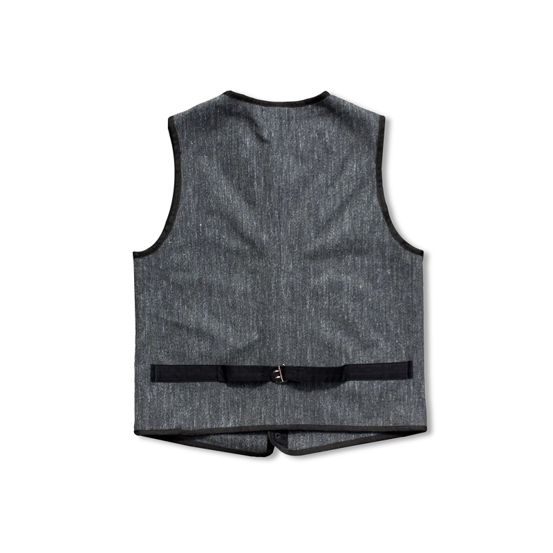 Full Count Brown's Beach Spring Vest – Blue Works Vintage Clothing Full Count Brown's Beach Spring Vest – Blue Works Vintage Clothing