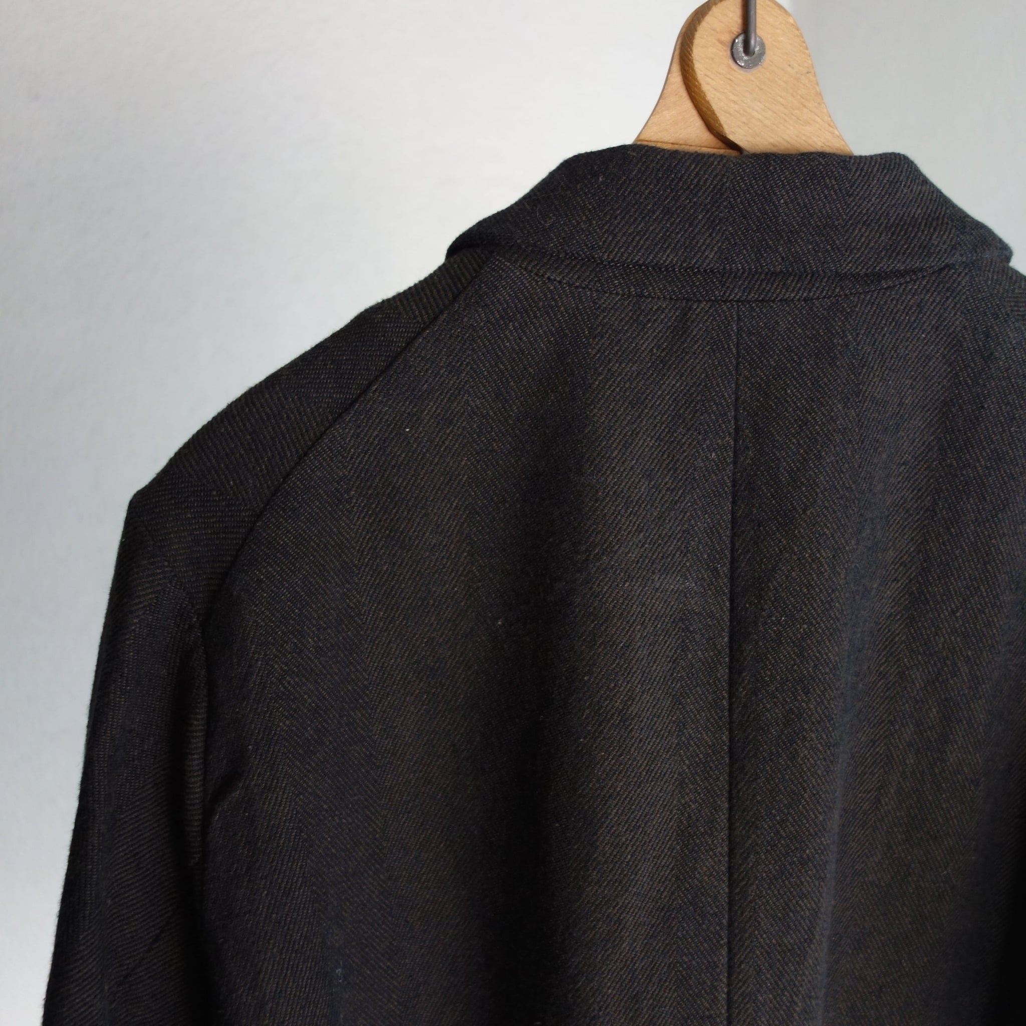 ATELIER GARDENIA classique frenchsackcoat / charcoal（brown x black）
