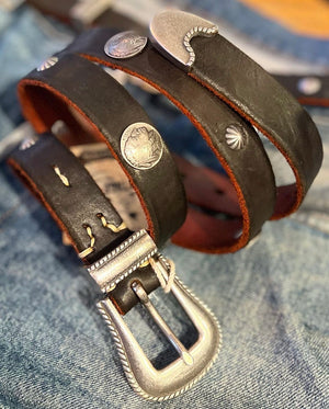 vintage works western style belt