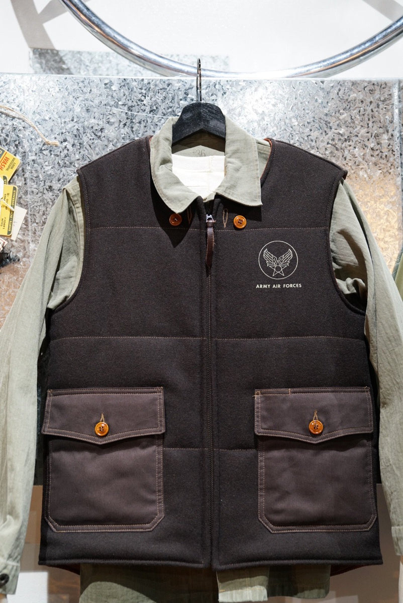 Buzz Rickson Wool Buzz Rickson’s wool vest 40% Off – Blue Works Vintage Clothing Store